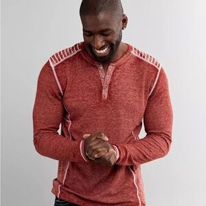 Buckle Men's Long Sleeve Henley